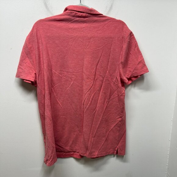 Marc Anthony XL Red pink Polo Shirt Short Sleeve Cotton/Polyester Blend - Picture 4 of 6